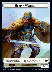 Human Warrior Token - Foil